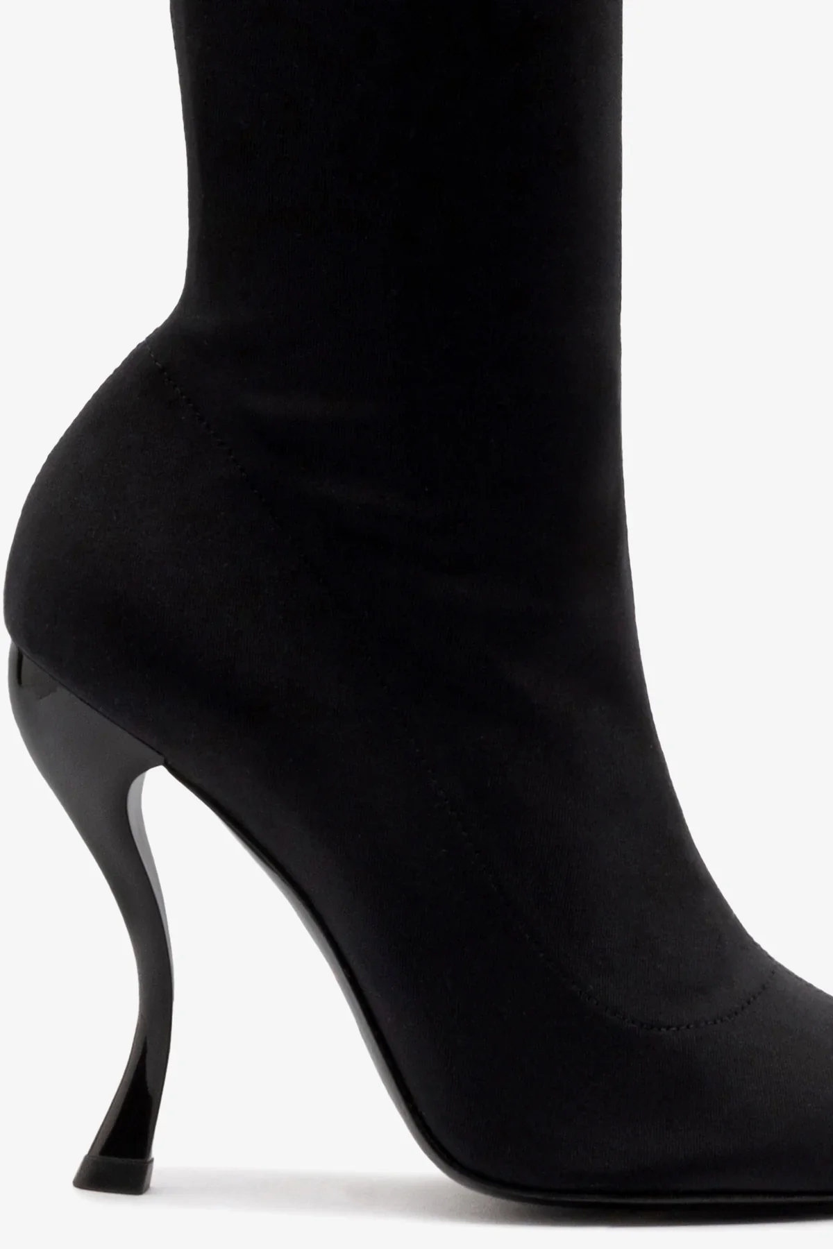 Larroudé By Nicolò B.: Bota Anastasia Lycra Preto - Image 5