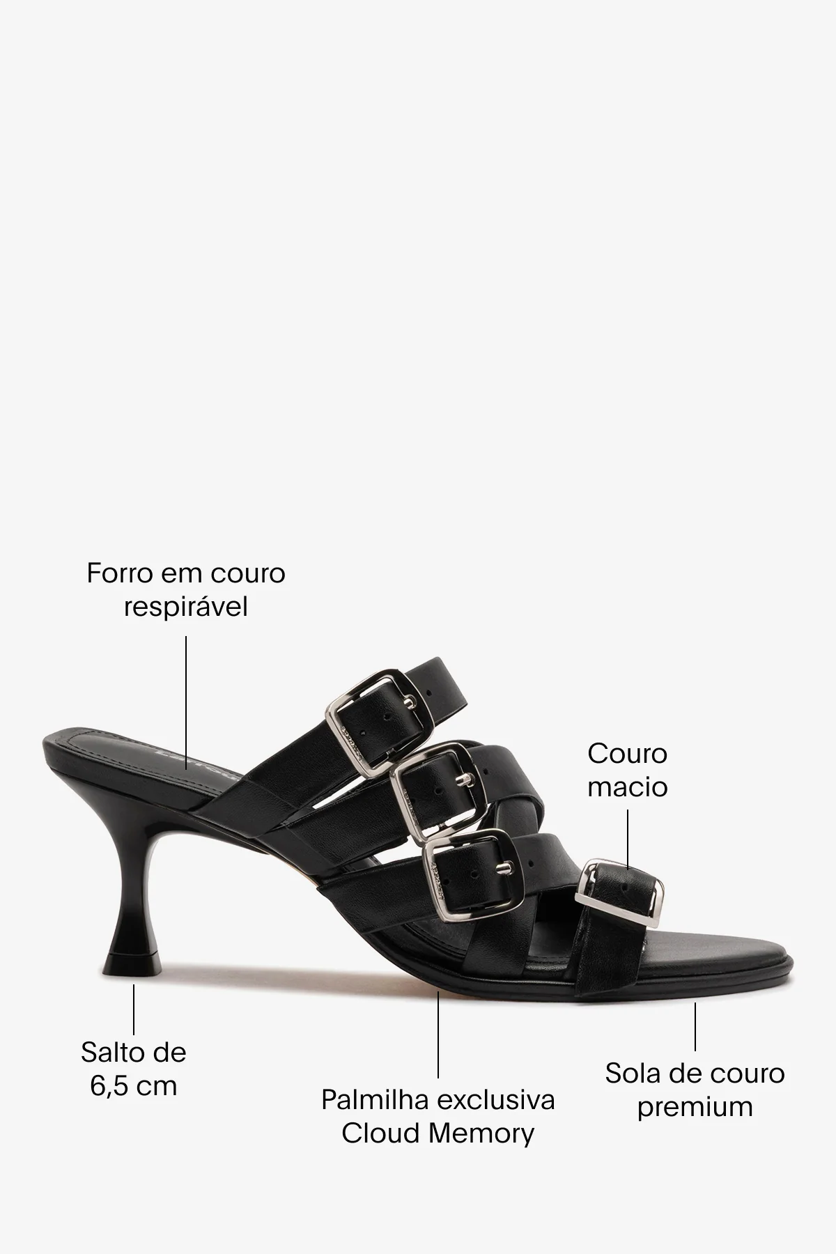 Mule Patti Couro Preto - Image 5