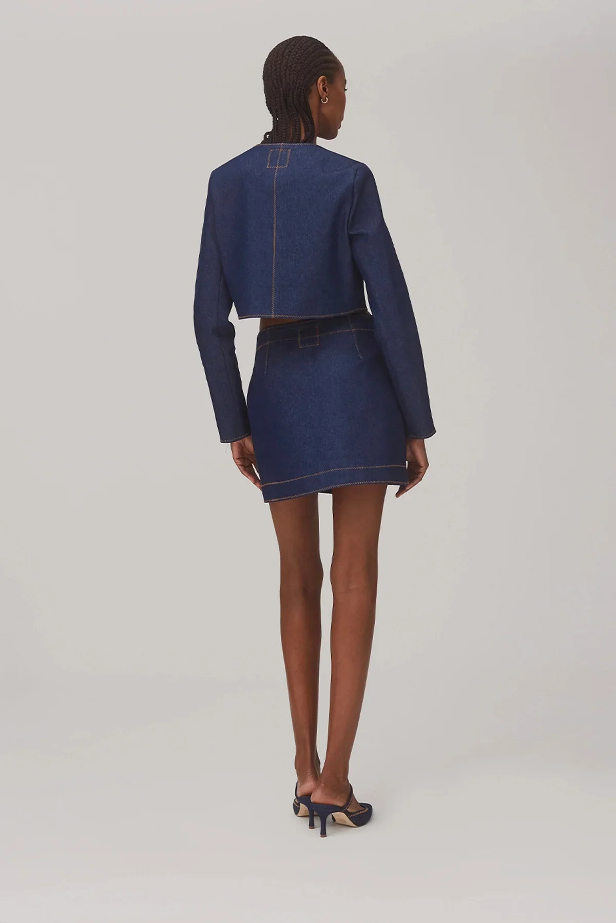 Jaqueta Cropped Gloria Jeans Azul - Image 4