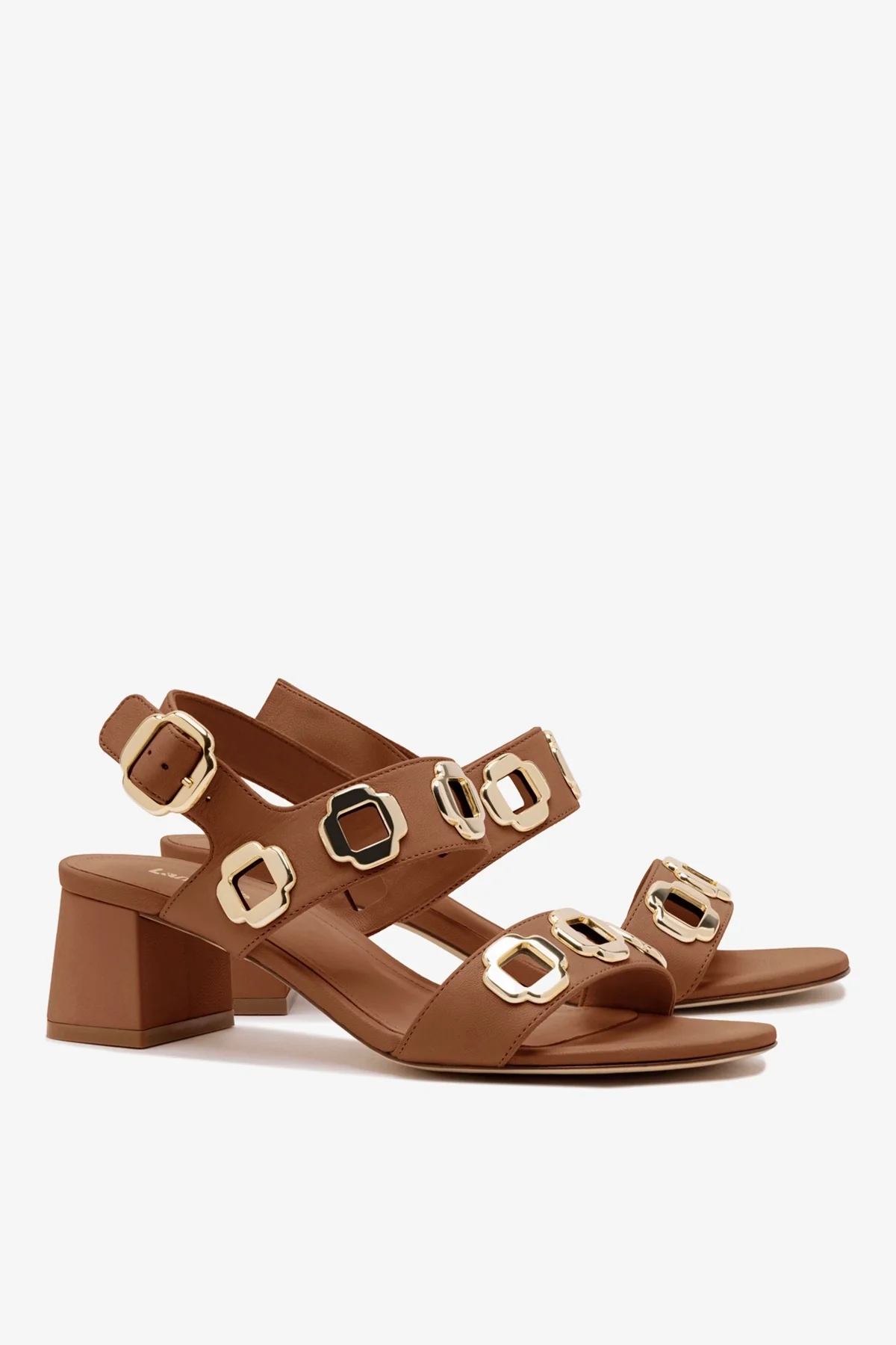Sandália Milan Couro Caramelo - Image 3